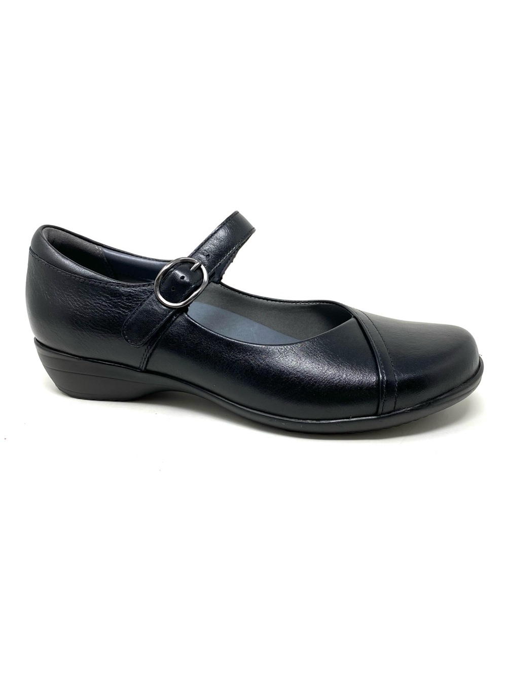 Dansko Fawna Black Leather Mary Jane shoe
